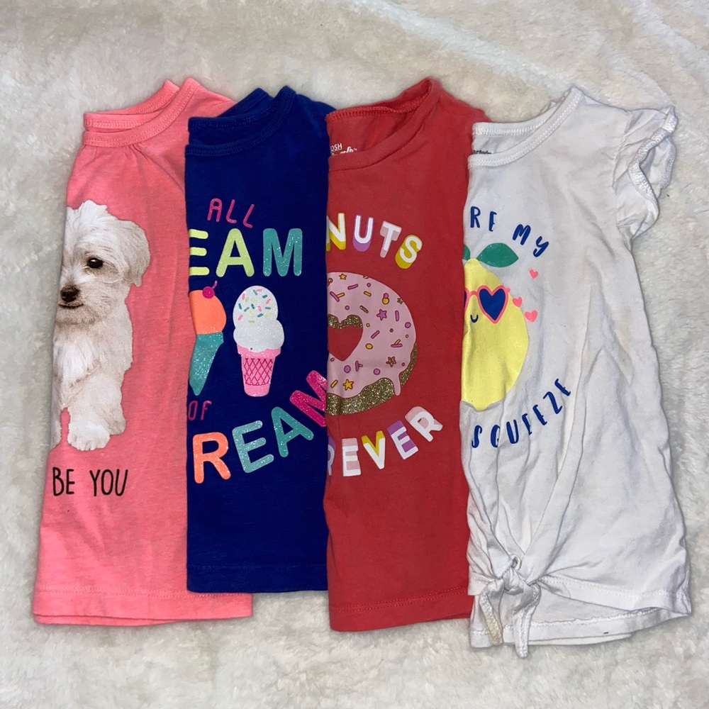 Girls 3T Carters graphic tee’s